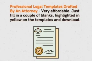 Professional Legal Templates for Bloggers